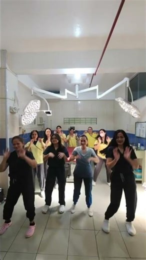 OB & OR Nurses + Nursing Students dance break
