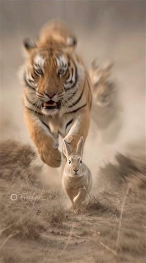 Rabbit won the race #junglerace #rabbit #motivation #lion #shortsfeed #shorts