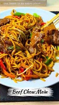 The BEST Beef Chow Mein at Home | Better Than Takeout 🔥🥢 #shorts #beef #noodles #recipe #cooking
