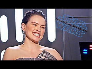 Star Wars 9 Daisy Ridley talks! (2019) The Rise of Skywalker