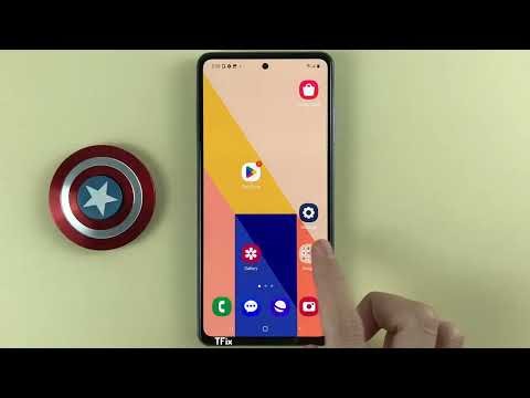 How to take photos using voice in Camera on Samsung A52 Android 13