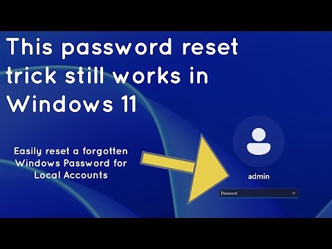 Reset a forgotten password in Windows 11