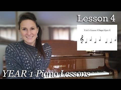 Lesson 4: Finger Gym Exercises - Beginner Piano Course - Year 1, Unit 1