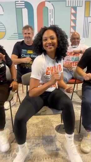 Stepping into Monday Chair One Fitness style 🤗 | Alexis Perkins