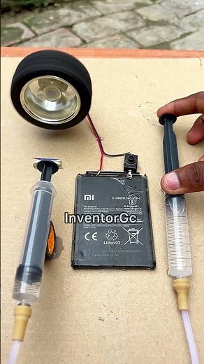 DIY Hydraulic Brake Model with Alloy Wheel