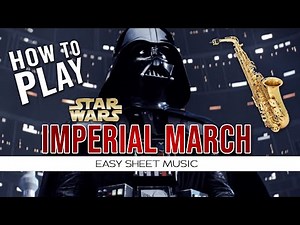 Alto Saxophone "Imperial March" Star Wars EASY Sheet Music (Baritone Saxophone)