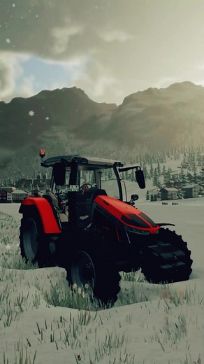 Virtual Farming Simulator 22 Winter Gameplay