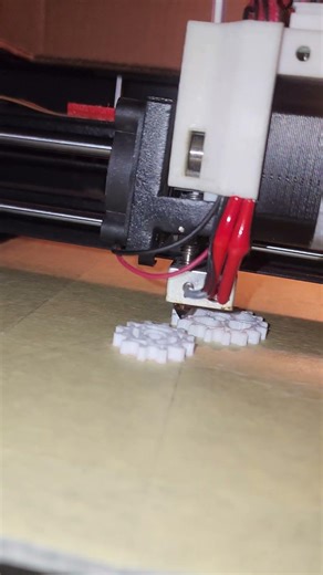 Perfect 3D Printed Gears in Action ⚙️🔥 Satisfying Print Close-Up #shorts