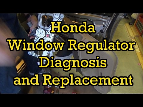 Honda Civic Window Regulator Diagnosis and Replacement 2006 (2006-2010 Similar)