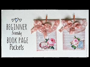 Beginner Friendly - Junk Journal Ephemera - Book Pages & Doilies - Tutorial