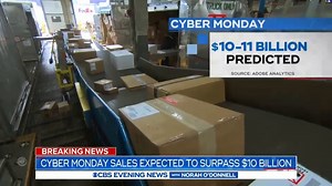 3.6K views · 13 shares | CYBER MONDAY: Experts say about 63 million Americans are expected to make purchases online for Cyber Monday — slightly less than 2020. https://cbsn.ws/3GeZOpl | CBS Evening News | Facebook