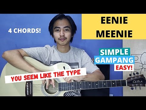 CHORD SIMPLE GAMPANG (Eenie Meenie - Justin Bieber, Sean Kingston) (Tutorial Gitar) Easy! VIRAL!