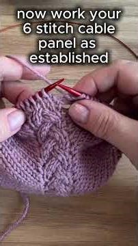 Decorative Raglan Increase: Braid #continentalknitting