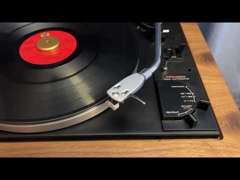 Beautiful Pioneer PL-A35 fully Automatic Turntable-33 & 45 RPM Test