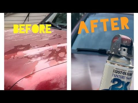 How to fix chipped & Faded Car Clear Coat for $5