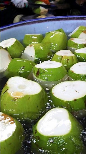 Big Brothers' Satisfying Coconut Cutting - Fruit Cutting Skills - Thai Street Food