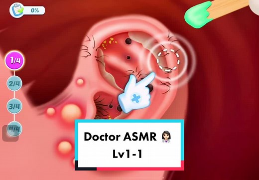 Relaxing Doctor ASMR Game - Lv1-1 Gameplay