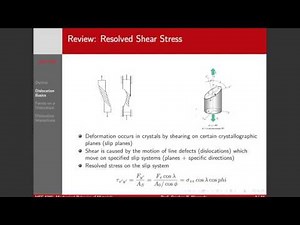 Lecture 5 Part 1 - Origin of Dislocation Theory