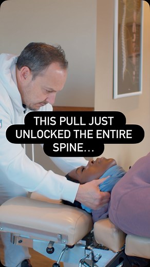 When the long-axis distraction releases every ounce of tension… That...