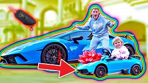 SURPRISING MINI JAKE PAUL WITH A MINI LAMBORGHINI!! | Jake Paul