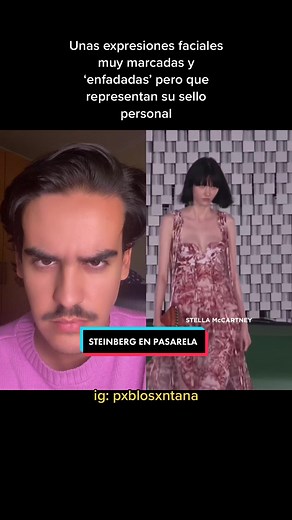 #duet with @highfashionwalker Steinberg te rezo 🛐❤️‍🔥 Así es como ser icónic en pasarela! ig: pxblosxntana #escuelacreativatiktok #fotografia #steinberg #modeltok