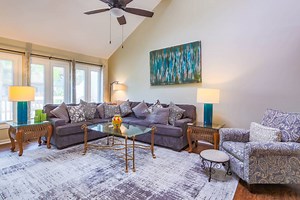 Hilton Head Island Vacation Rental | 1 Minute Walk to Beach!  Relaxing Beach Retreat w/ Great Deck Overlooking the Community Pool. | Sea Pines | Villa Rental