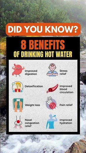 8 Surprising Benefits of Drinking Hot Water 💧🔥