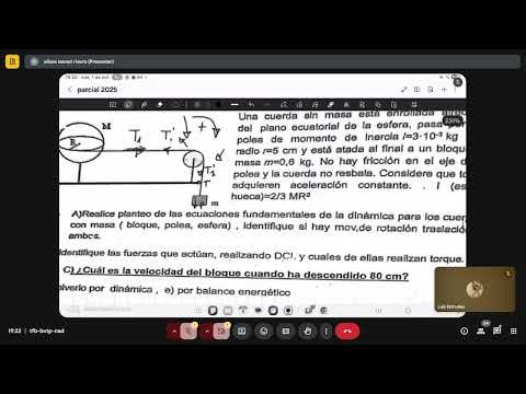 Ejercicio de parcial |Torque e Hidrostática | Consulta de Física II - Ulises Rivero