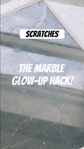 The Magic Trick for Removing scratches from #marble with just water. #marble #polishing #pads