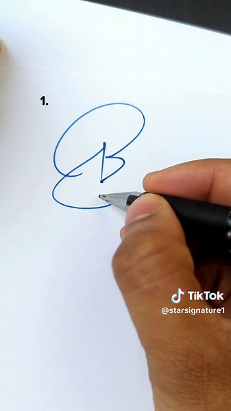 How to Sign with 'C B' Initials | Signature Ideas