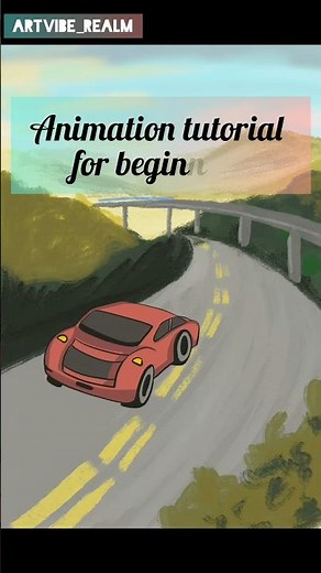 Animate car animation in Procreate! Beginner Tutorial in Under 10 Minutes!"
