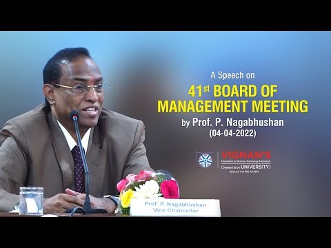 Silent Execution & Strong Vision | Vignan’s University New VC Powerful First Address