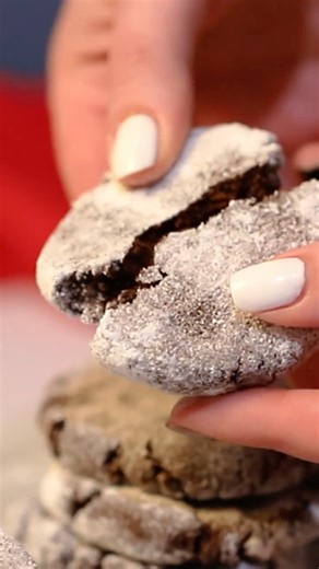 Keto Crinkle Cookies in 20 minutes—no chill, no stress! 🎄✨ Only 2g net carbs.