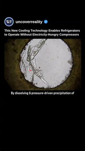 New Cooling Technology Operate Refrigerators Without Electricity-Hungry Compressors #tech #shorts