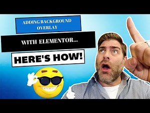 How to create a background overlay using Elementor in WordPress