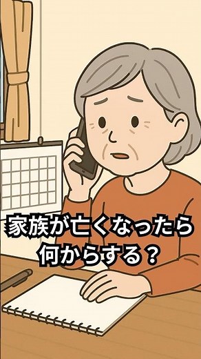 1分でわかる！家族が亡くなったら最初にやること3つ