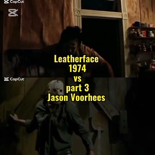 Jason Voorhees (part 3) vs Leatherface (1974)