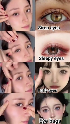 Get Siren Eyes 👀 in 5 Minutes! Fix Puffy, Sleepy Eyes & Eye Bags Fast ✨