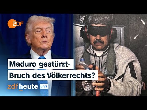 Angriff auf Venezuela: Wie Trump sich über internationales Recht stellt | ZDFheute live