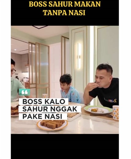 Sahur Bareng Raffi Ahmad, Tanpa Nasi!