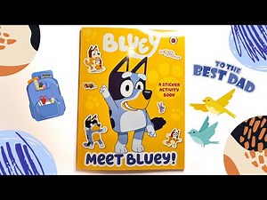BLUEY ACTIVITY BOOK 😃 with stickers and games