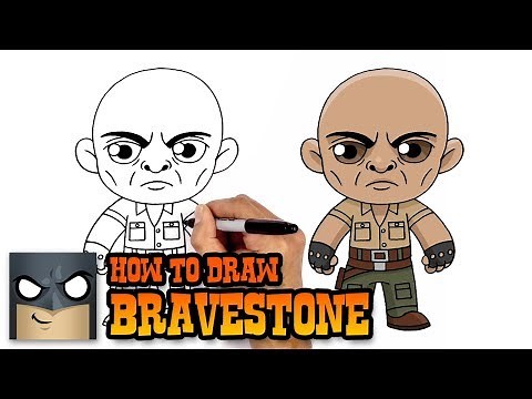 How to Draw Smoldering Bravestone | Jumanji (Art Tutorial)