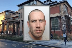 Armed rapist who strangled his victim after smashing into her home is jailed
