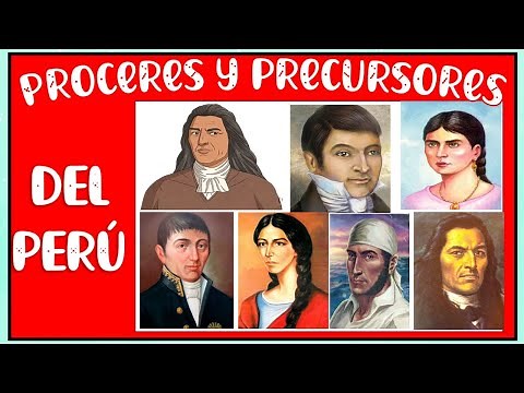 The heroes and precursors of Peruvian independence.