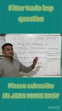 Important question for fitter trade||Fitter trade important question||