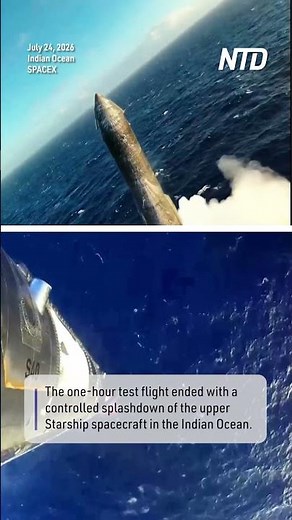 SpaceX Starship Megarocket Completes Second V3 Test Flight With Controlled Splashdown