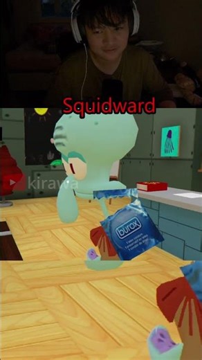 Squidward is Jealous 😰#shorts #horrorgaming #horror #indiehorror
