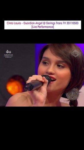 Cinta Laura Guardian Angel Performance on Derings Trans TV