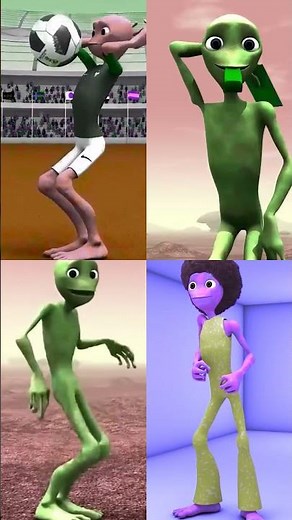 Green Alien Dance El Chombo Dame Tu Cosita feat Yeşil Uzaylı Dansı #dametucosita #shorts#cover#remix