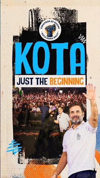 Kota is just the beginning. The movement will echo across every corner of the country